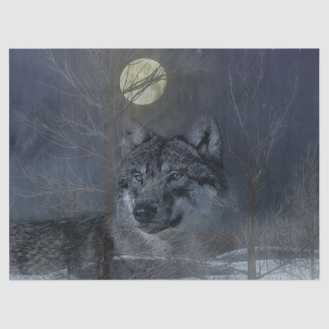 Papier Mousseline Nuit de la Lune Spirit (Recto)