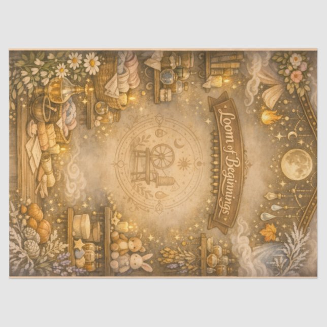 Papier Mousseline Nurserie de l'Alchimiste (Recto)