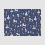 Papier Mousseline Nutcracker Christmas Ballet Aquarelle Vintage<br><div class="desc">Festive le papier d'emballage à thème Nutcracker.</div>