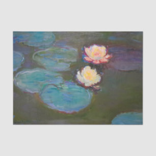 Papier Mousseline Nymphéas de Monet Étang aux Nymphéas Peinture de N