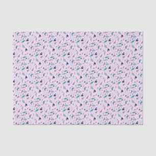 Papier Mousseline Océan en rose