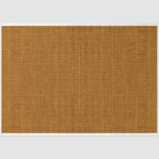 Papier Mousseline  Ochre Burlap Texture Découpage papier de tissus