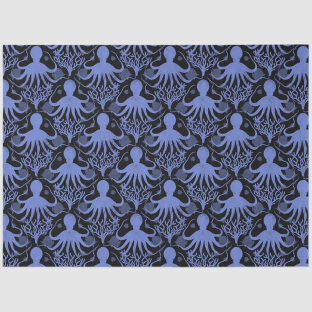 Papier Mousseline Octopus (Recto)