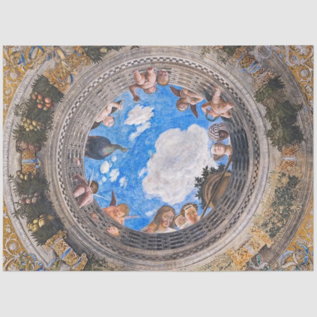 Papier Mousseline Oculus, Chambre nuptiale, Caméra Picta (Recto)