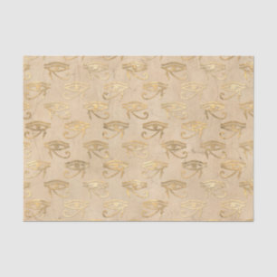 Papier Mousseline OEil égyptien Vintage