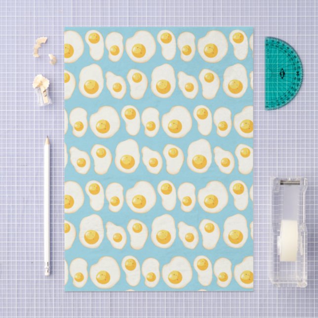 Papier Mousseline OEufs au plat (Artisanat)