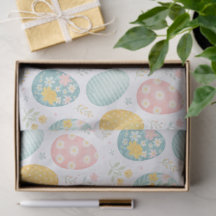 Œufs de Pâques au pastel Motif floral - Joli Print