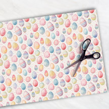 OEufs de Pâques colorés Motif d'aquarelle