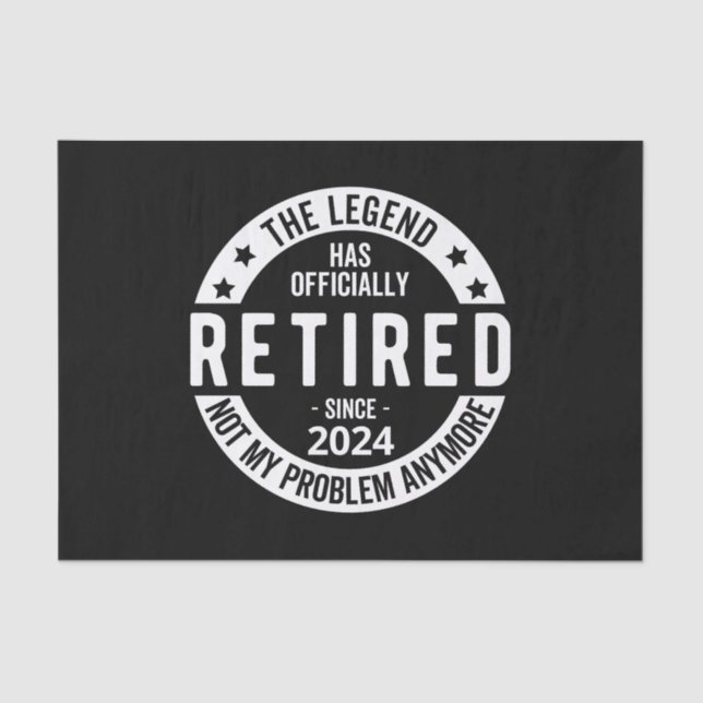 Papier Mousseline officiellement retraité 2024 (Recto)