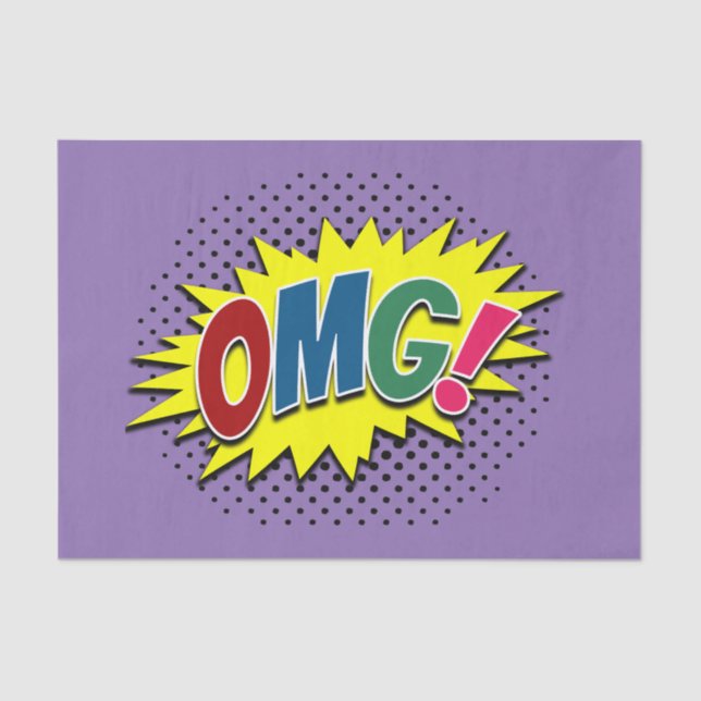 Papier Mousseline Oh mon Dieu ! (Recto)