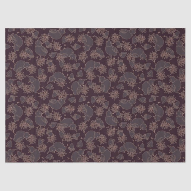 Papier Mousseline Oiseau à la fois sombre et élégant (Recto)