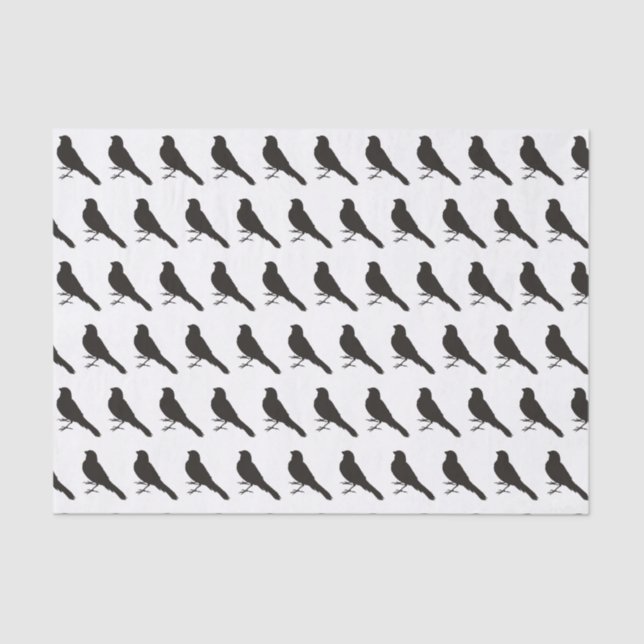 Papier Mousseline Oiseau canarien permanent (Recto)