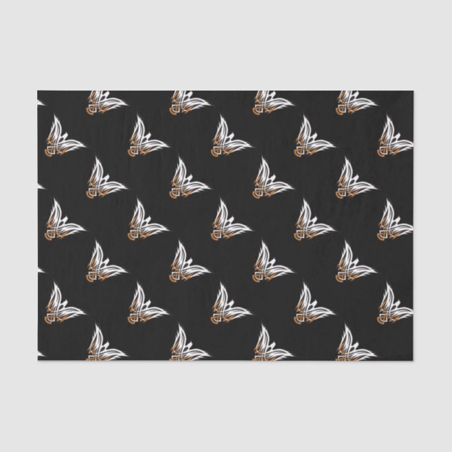Papier Mousseline Oiseau celtique (Recto)