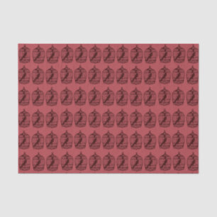 Papier Mousseline Oiseau dans une cage Motif de Bourgogne