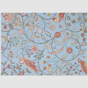 Papier Mousseline Oiseaux et fleurs, William Morris