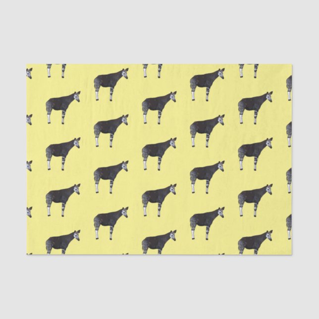 Papier Mousseline Okapi (Recto)