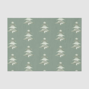 Papier Mousseline Olive Pistachio Menthe Green Christmas Tree