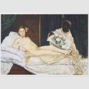 Papier Mousseline Olympia, Edouard Manet, 1863