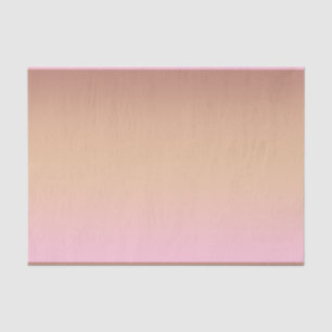 Papier Mousseline Ombre Rose Gold personnalisé