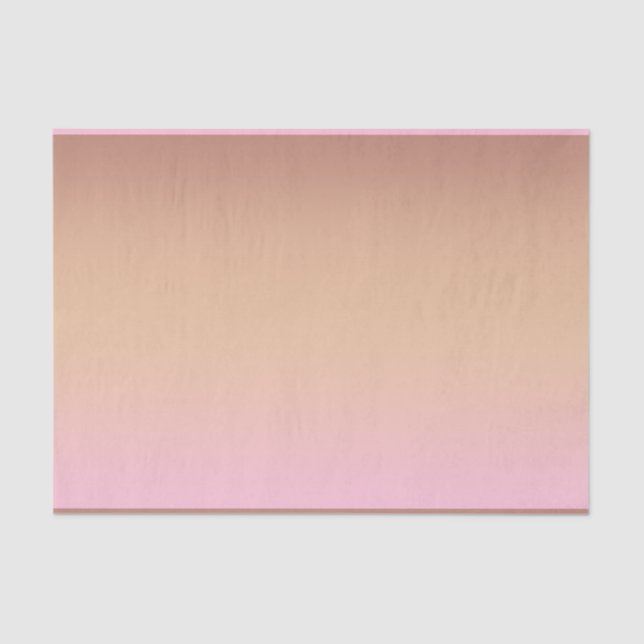 Papier Mousseline Ombre Rose Gold personnalisé (Recto)
