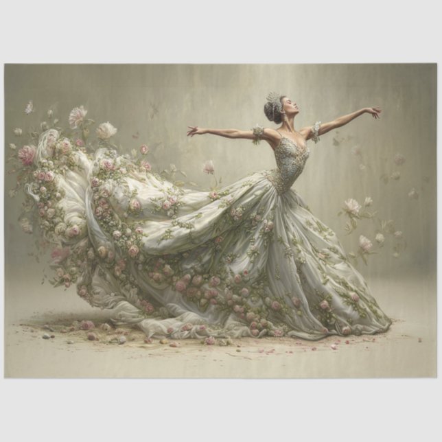 Papier Mousseline Once upon a Time Ballerina  (Recto)