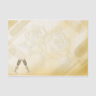 Papier Mousseline Or