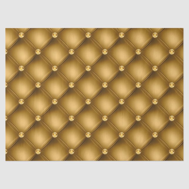Papier Mousseline Or et touffeté or (Recto)