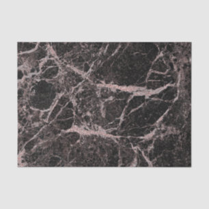 Papier Mousseline Or rose noir et rose pailleté Marbre Glamour Tenda