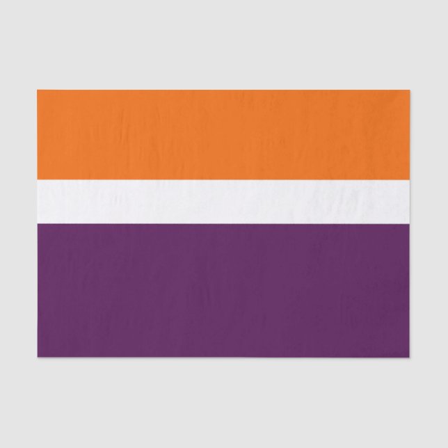 Papier Mousseline Orange blanc violet couleur pâle Conception des bl (Recto)