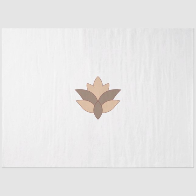Papier Mousseline Orange rougeâtre (Recto)