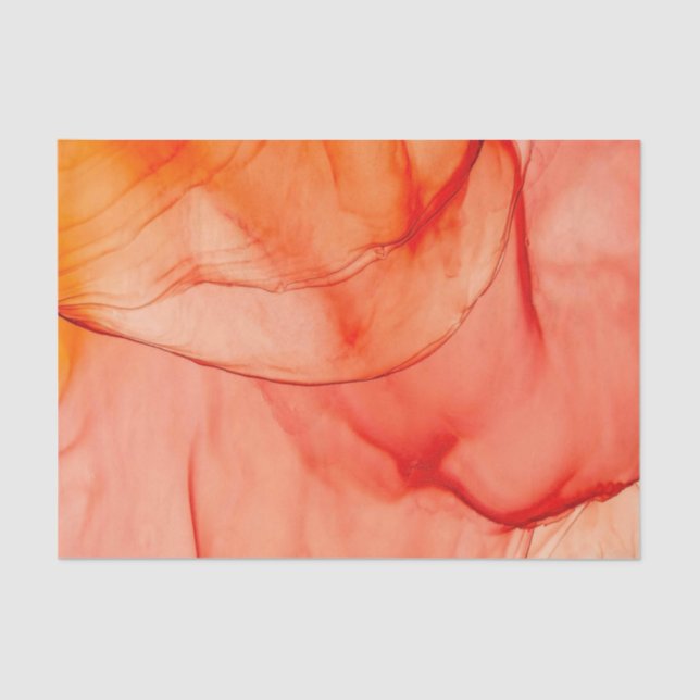 Papier Mousseline Orange Sherbet (Recto)