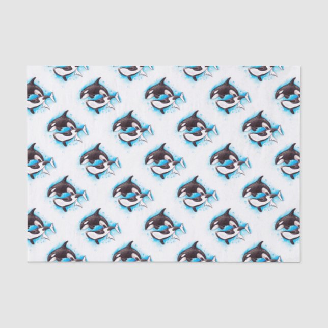 Papier Mousseline orca (Recto)