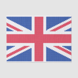 Papier Mousseline Original cross-stitch design Union Jack