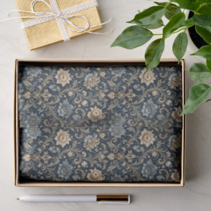 Papier Mousseline Ornementation florale de luxe décorative