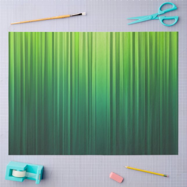 Papier Mousseline Où le vert tombe comme la pluie (Artisanat)