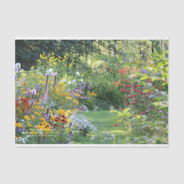 Papier Mousseline Où trois jardins se rencontrent (Recto)