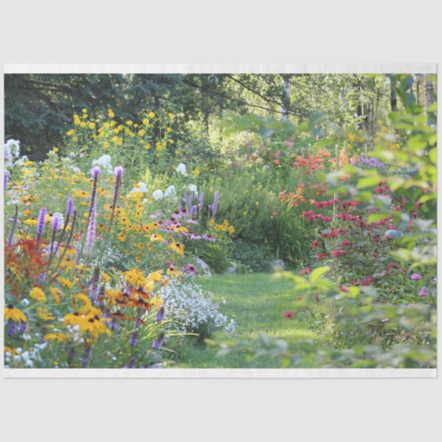 Papier Mousseline Où trois jardins se rencontrent (Recto)