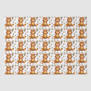Papier Mousseline Ours en miel