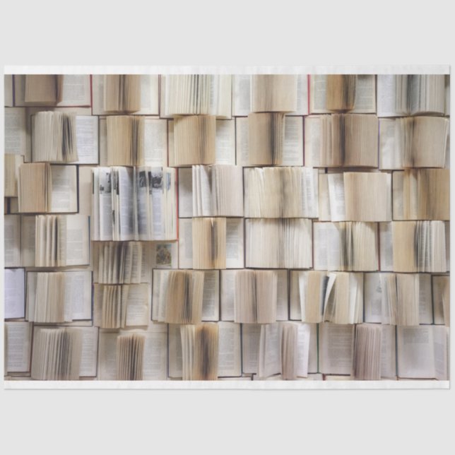 Papier Mousseline Ouvert Livre Arrière - plan Découpage papier de pa (Recto)