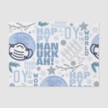 Papier Mousseline Oy To The World Funny Mask Hanoukka Blue Menorah<br><div class="desc">tout le texte sur ce papier de tissu hilarant à thème pandémique hanoukka 2020 est modélisé, donc il peut être changé facilement si vous le souhaitez. il comprend un globe dans les tons bleus, portant un masque, des flocons de neige, des branches hivernales des menorahs, des étoiles et du texte...</div>