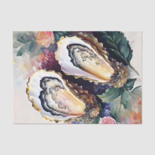 Papier Mousseline Oyster Floral Art