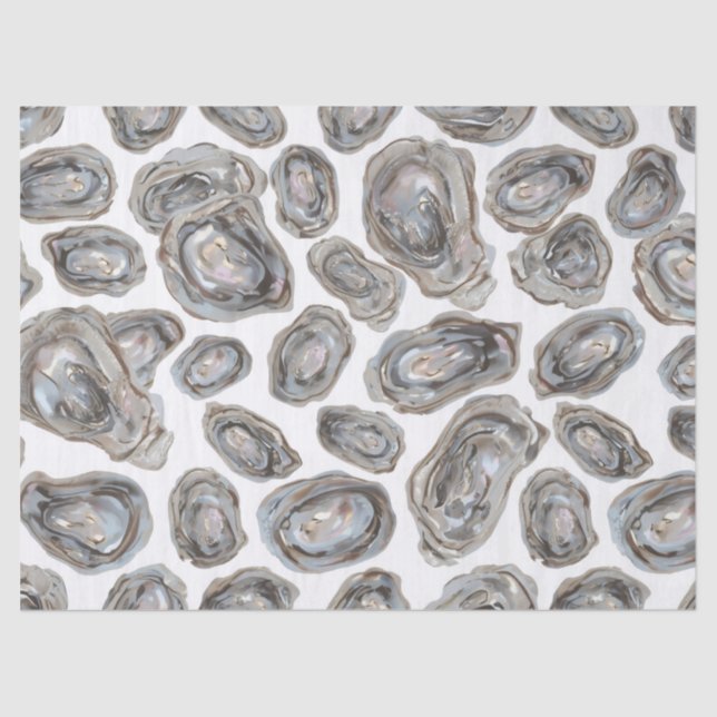 Papier Mousseline Oyster Shell Tissue Paper  (Recto)