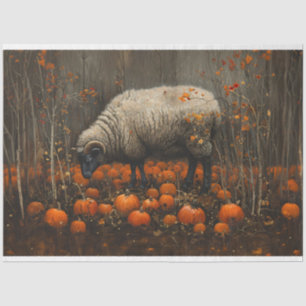 Papier Mousseline Page de découpage du Citrouille de l'automne du bé