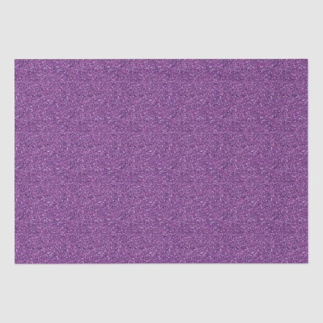 Papier Mousseline Paillettes Violettes (Recto)