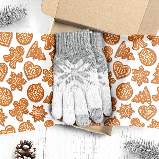 Papier Mousseline Pain d'épices Homme Cookies Noël mignon (Créateur téléchargé)