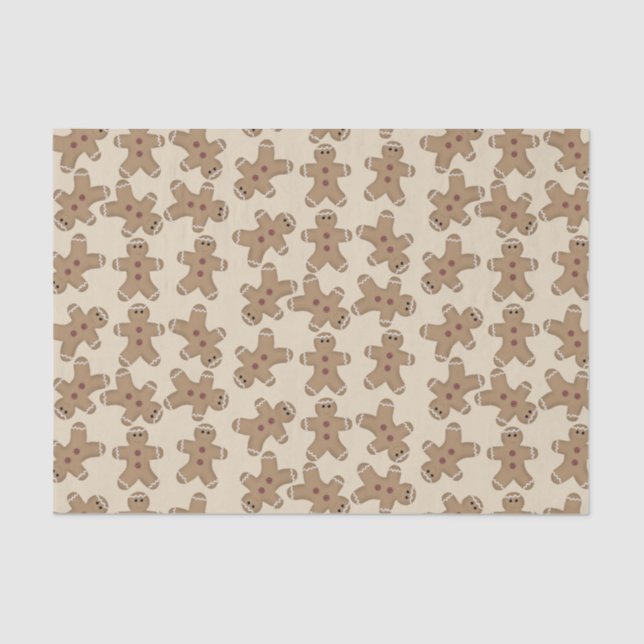 Papier Mousseline Pain d'épices Noël (Recto)