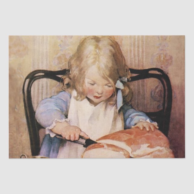 Papier Mousseline Pain frais par Jessie Willcox Smith (Recto)