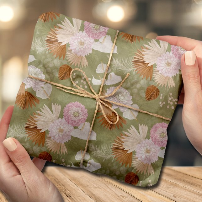 Papier Mousseline Palmier secs élégants (Créateur téléchargé)