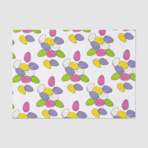 Papier Mousseline Panier de Pâques - Chasse aux oeufs - Bonbons au l