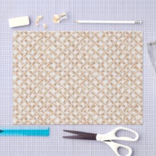 Papier Mousseline Panier Tissé Crème Anniversaire